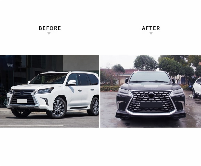 front rear bumper kit grille chrome year 2016 2017 2018 2019 2021 2021 body kit For Lexus 570 LX 570 TD Model